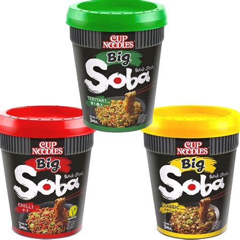 Nissin Soba Wok Style Noodles Big Pot 115g